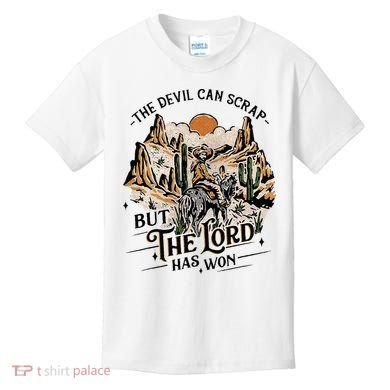 The Devil Can Scrap But The Lord Has Won Country Music Kids T-Shirt