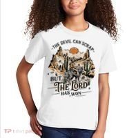 The Devil Can Scrap But The Lord Has Won Country Music Kids T-Shirt thumb 2