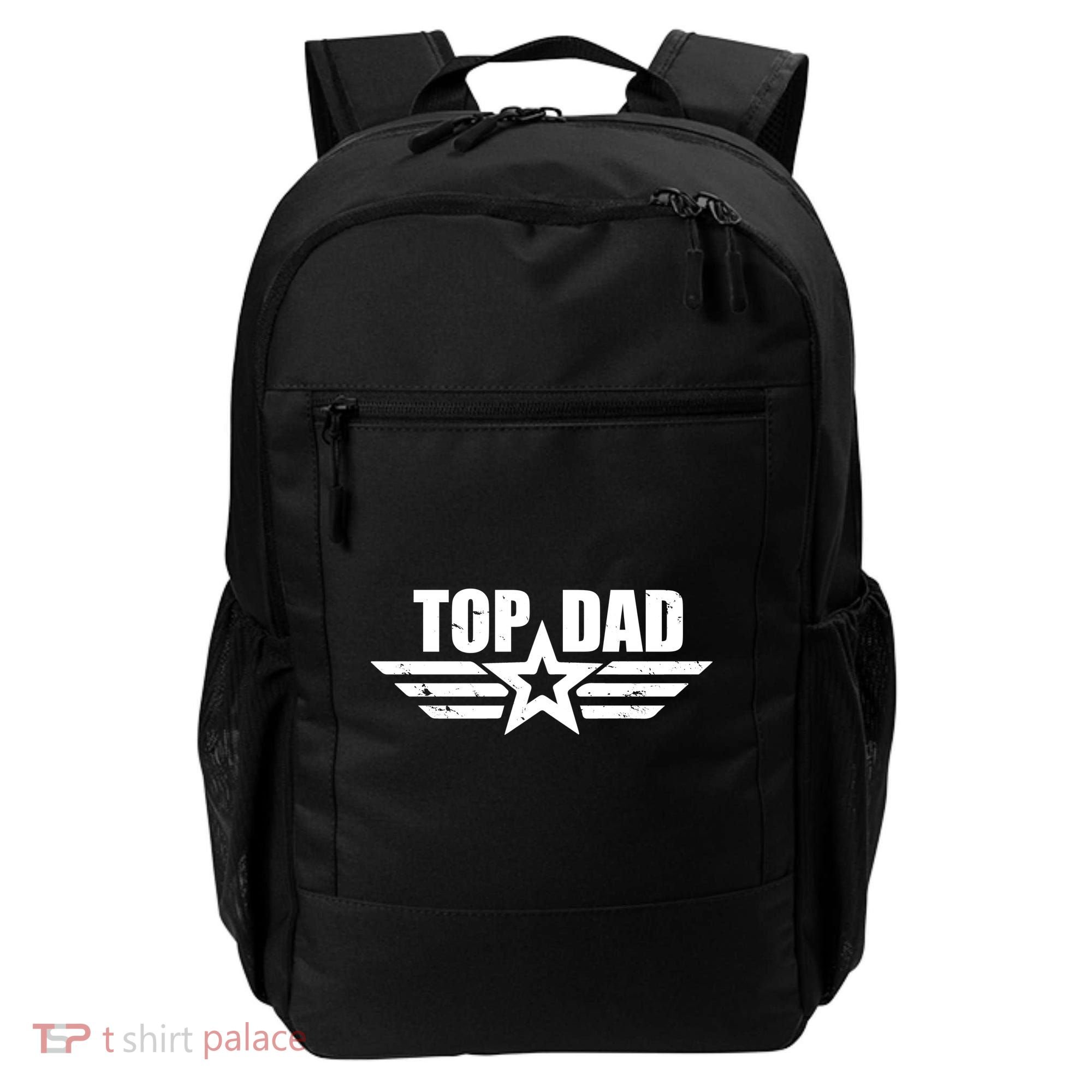 Top Dad Cool Fathers Day Gift Backpack