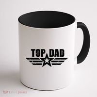 Top Dad Cool Fathers Day Gift Coffee Mug thumb 1