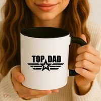 Top Dad Cool Fathers Day Gift Coffee Mug thumb 3