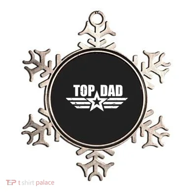 Top Dad Cool Fathers Day Gift Ornament