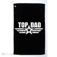 Top Dad Cool Fathers Day Gift Golf Towel thumb 0