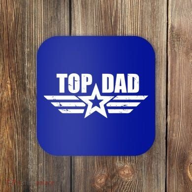Top Dad Cool Fathers Day Gift Coaster