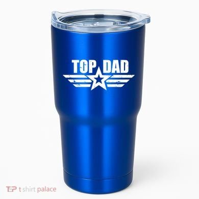 Top Dad Cool Fathers Day Gift Tumbler