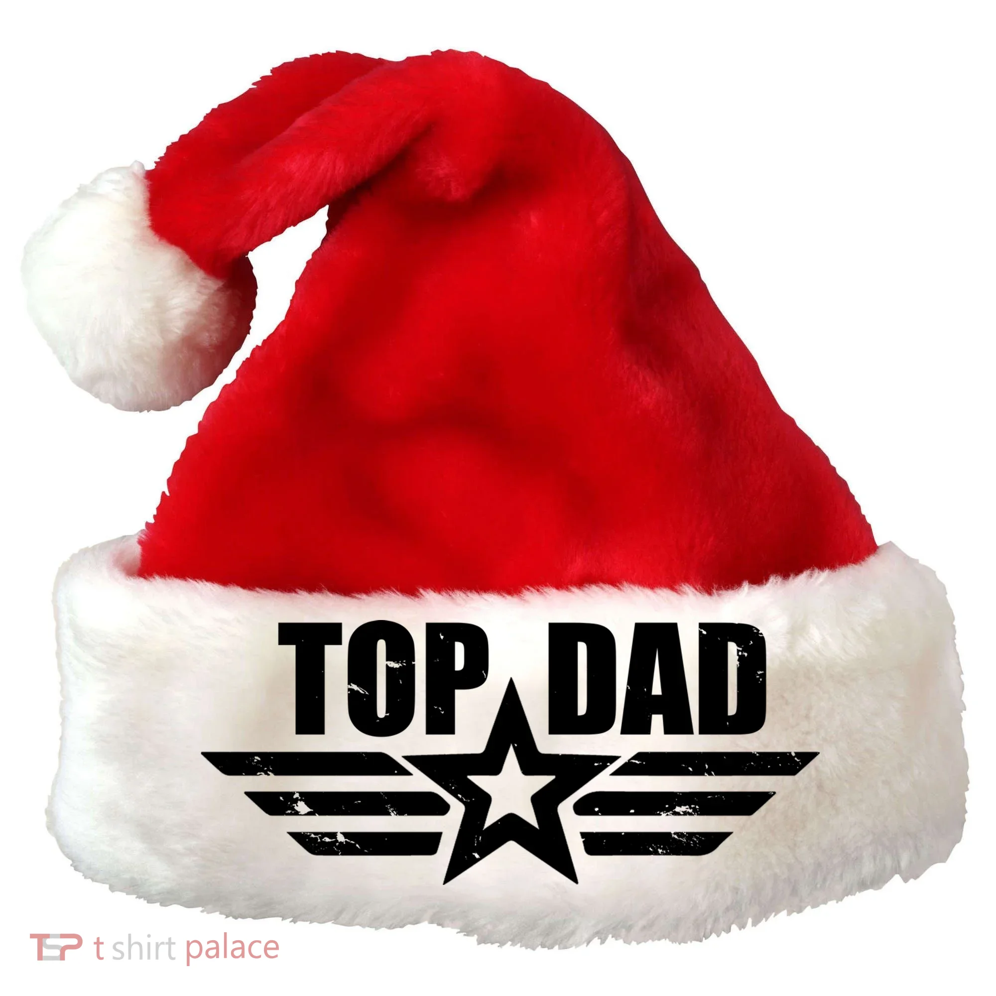 Top Dad Cool Fathers Day Gift Santa Hat
