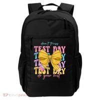 Test Day Couqette Bow Pencil Dont Stress Do Your Best Backpack thumb 0
