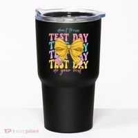 Test Day Couqette Bow Pencil Dont Stress Do Your Best Tumbler thumb 0