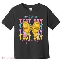 Test Day Couqette Bow Pencil Dont Stress Do Your Best Toddler T-Shirt thumb 0