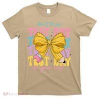 Test Day Couqette Bow Pencil Dont Stress Do Your Best T-Shirt thumb 0