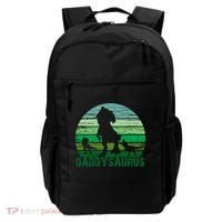 Trex Daddysaurus Cute Dinosaur Papasaurus FatherS Day Gift Backpack thumb 0