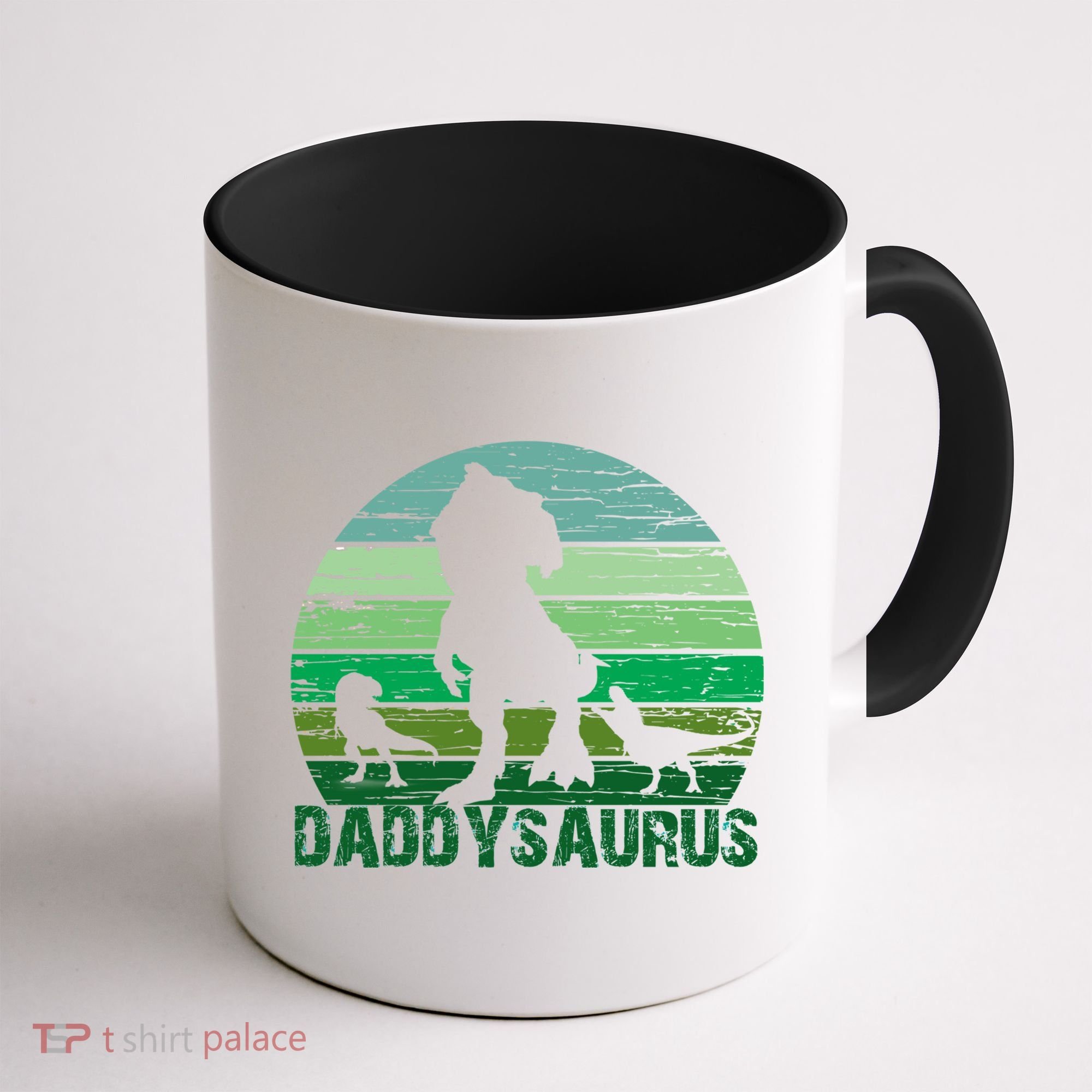 Trex Daddysaurus Cute Dinosaur Papasaurus FatherS Day Gift Coffee Mug