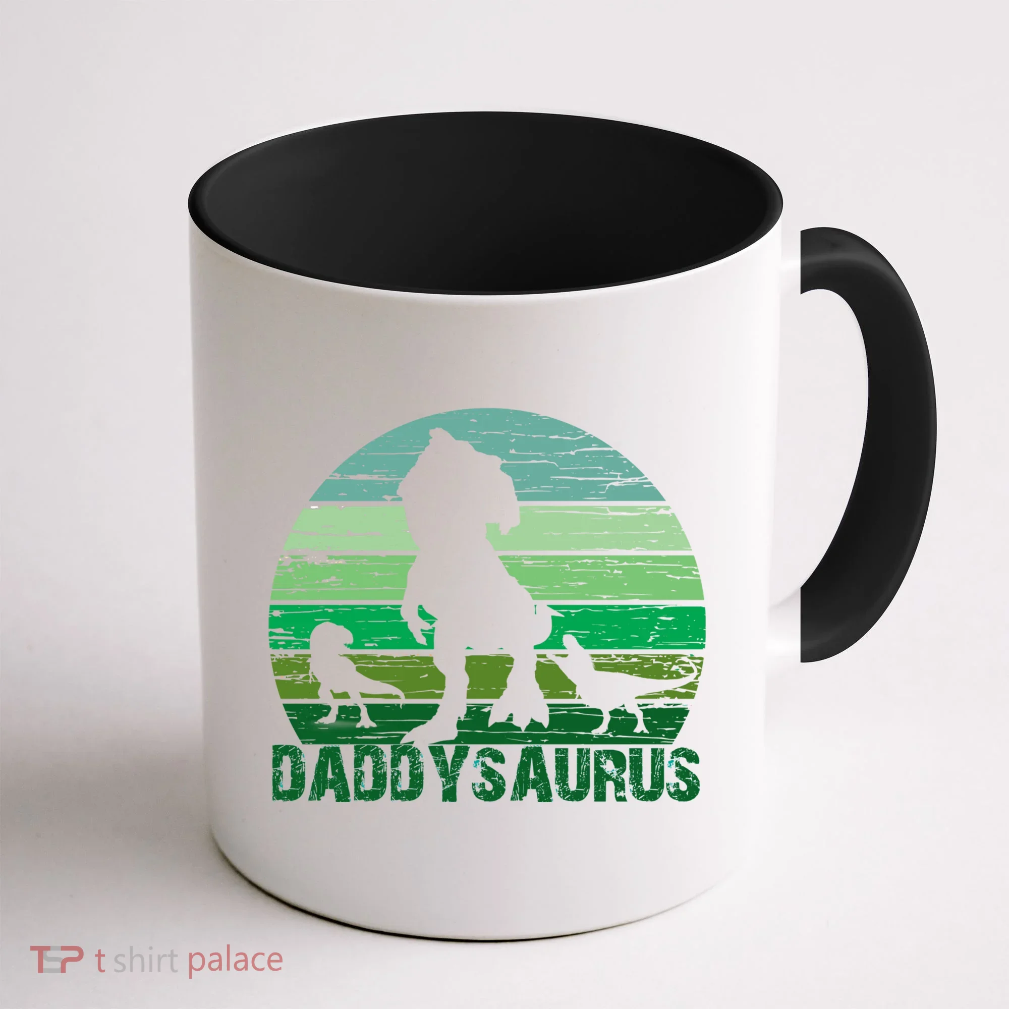 Trex Daddysaurus Cute Dinosaur Papasaurus FatherS Day Gift Coffee Mug