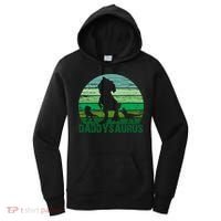 Trex Daddysaurus Cute Dinosaur Papasaurus FatherS Day Gift Women's Hoodie thumb 0