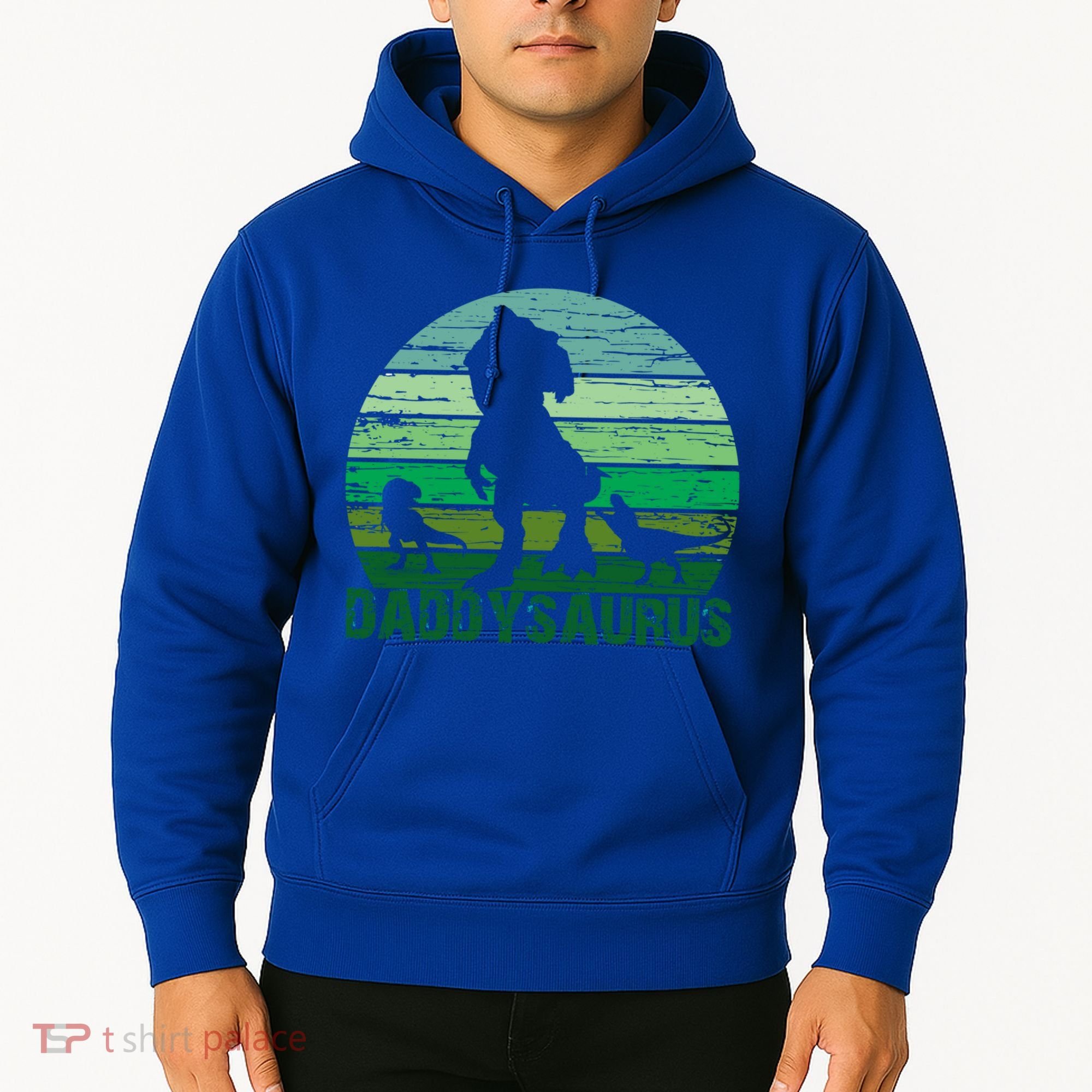 Trex Daddysaurus Cute Dinosaur Papasaurus FatherS Day Gift Hoodie