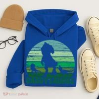 Trex Daddysaurus Cute Dinosaur Papasaurus FatherS Day Gift Hoodie thumb 4