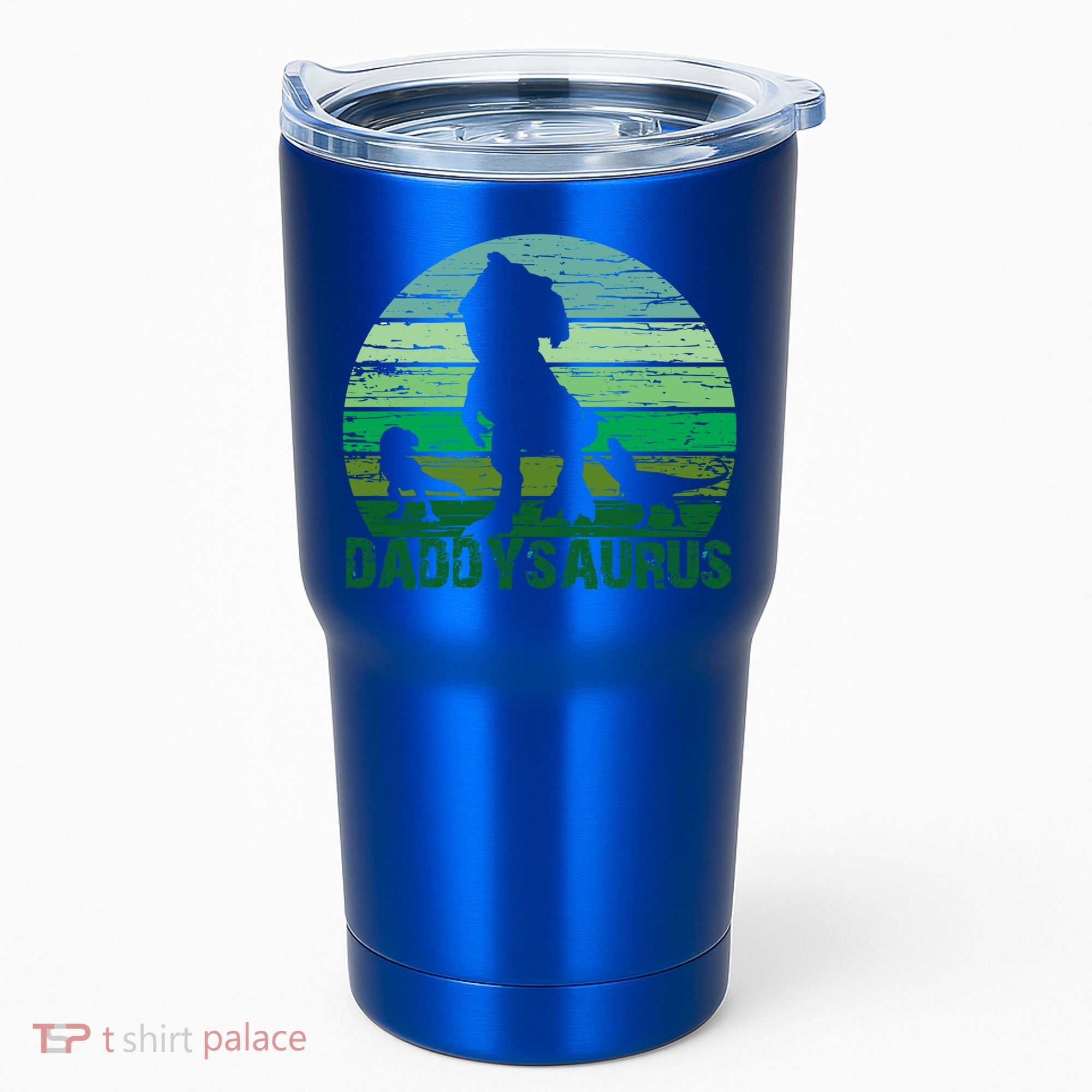 Trex Daddysaurus Cute Dinosaur Papasaurus FatherS Day Gift Tumbler