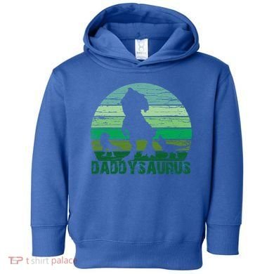 Trex Daddysaurus Cute Dinosaur Papasaurus FatherS Day Gift Toddler Hoodie