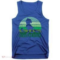 Trex Daddysaurus Cute Dinosaur Papasaurus FatherS Day Gift Tank Top thumb 0
