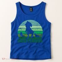 Trex Daddysaurus Cute Dinosaur Papasaurus FatherS Day Gift Tank Top thumb 2