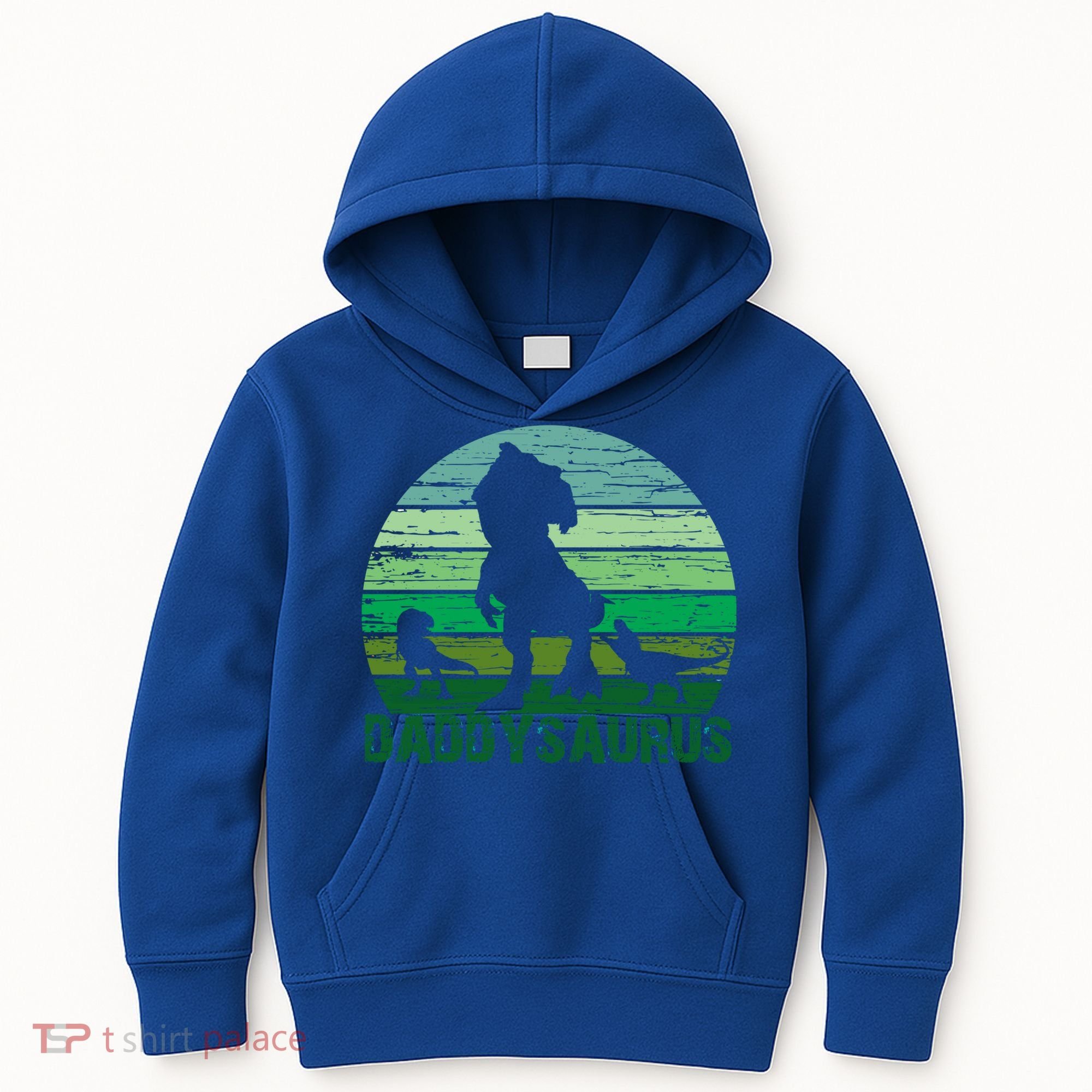 Trex Daddysaurus Cute Dinosaur Papasaurus FatherS Day Gift Kids Hoodie
