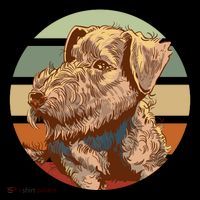 Terrier Dog Cute Sunset Backpack thumb 2