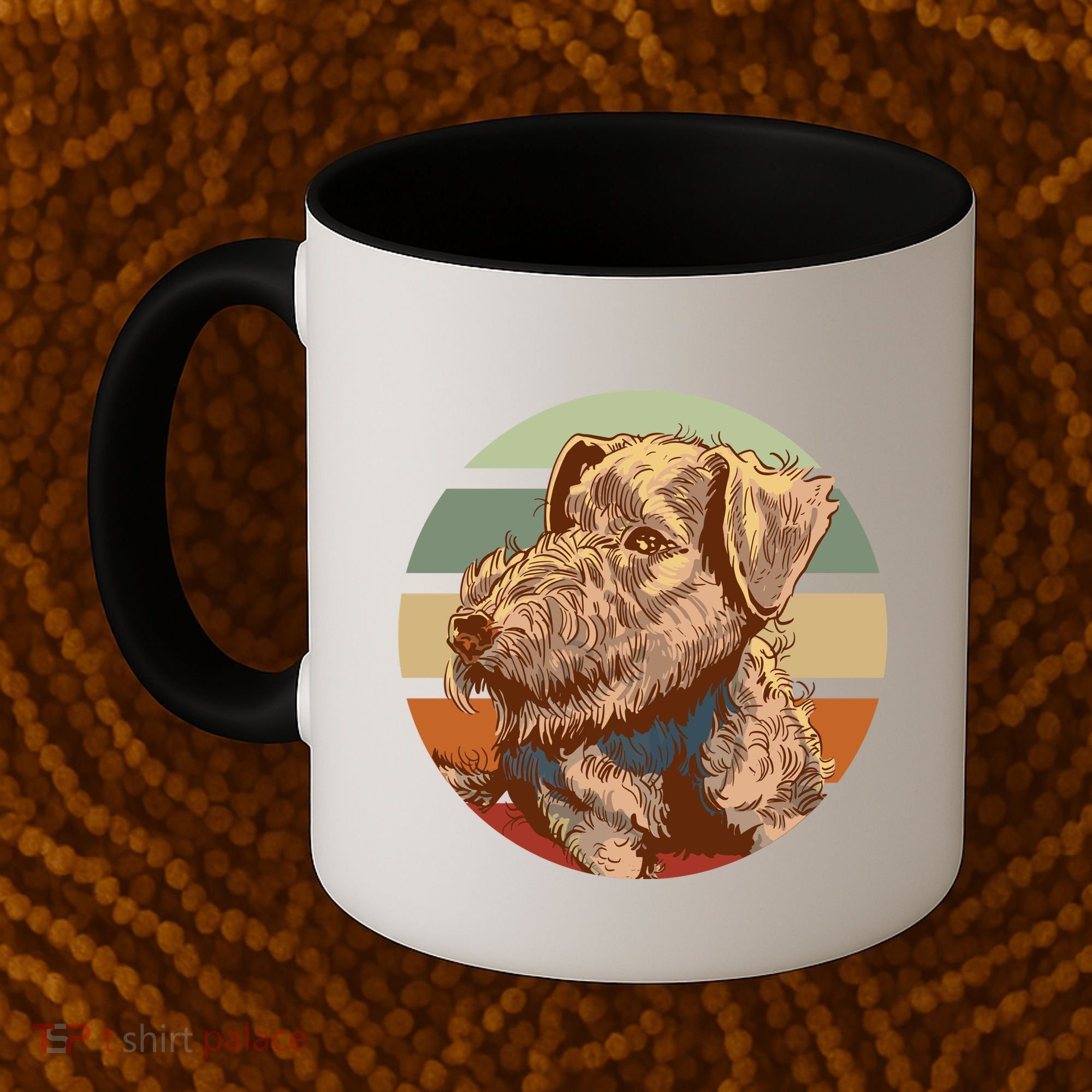 Terrier Dog Cute Sunset Coffee Mug