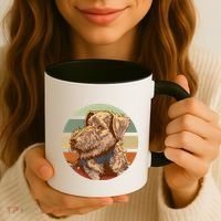 Terrier Dog Cute Sunset Coffee Mug thumb 3