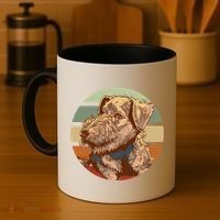 Terrier Dog Cute Sunset Coffee Mug thumb 4