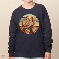 Terrier Dog Cute Sunset Women's Sweatshirt thumb 0