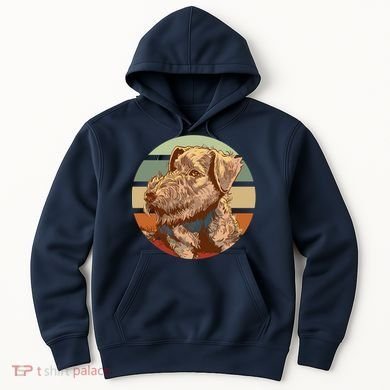 Terrier Dog Cute Sunset Hoodie