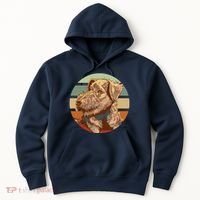Terrier Dog Cute Sunset Hoodie thumb 0