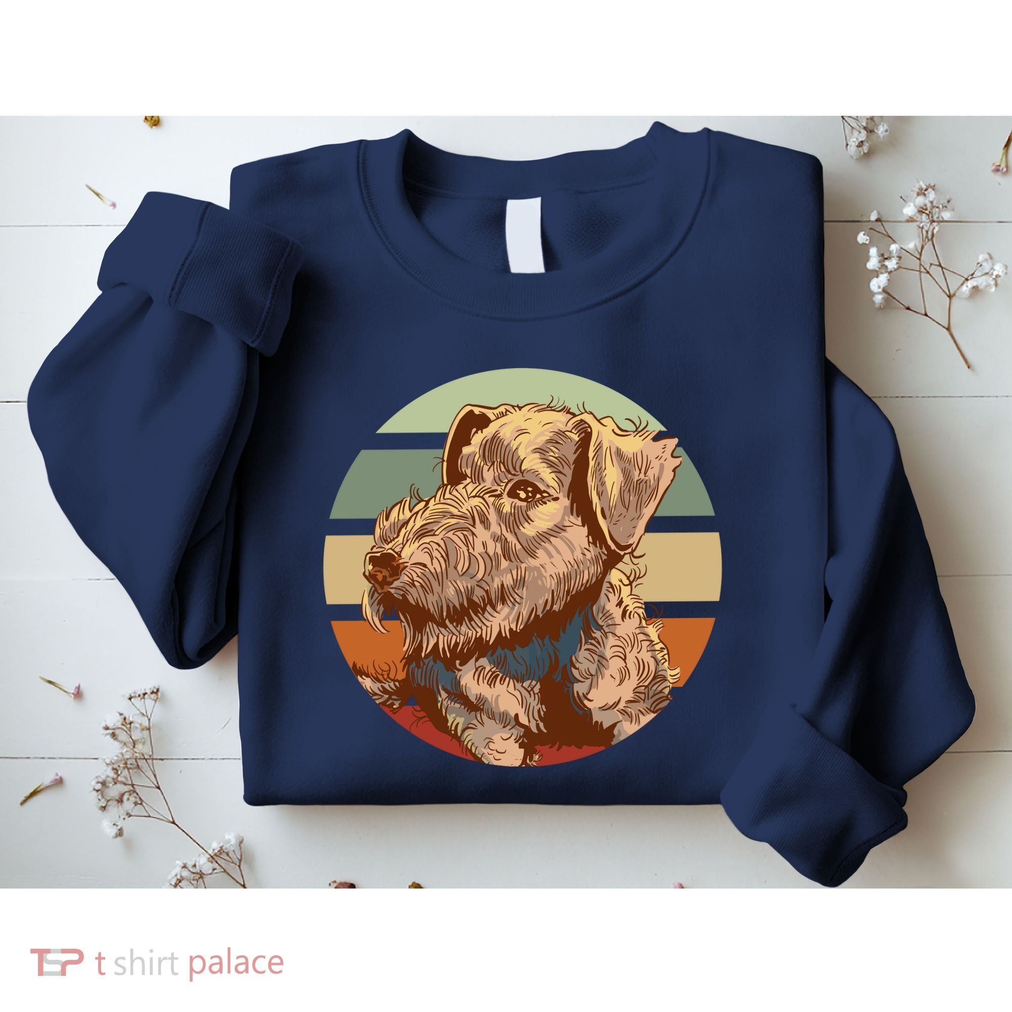 Terrier Dog Cute Sunset Sweatshirt