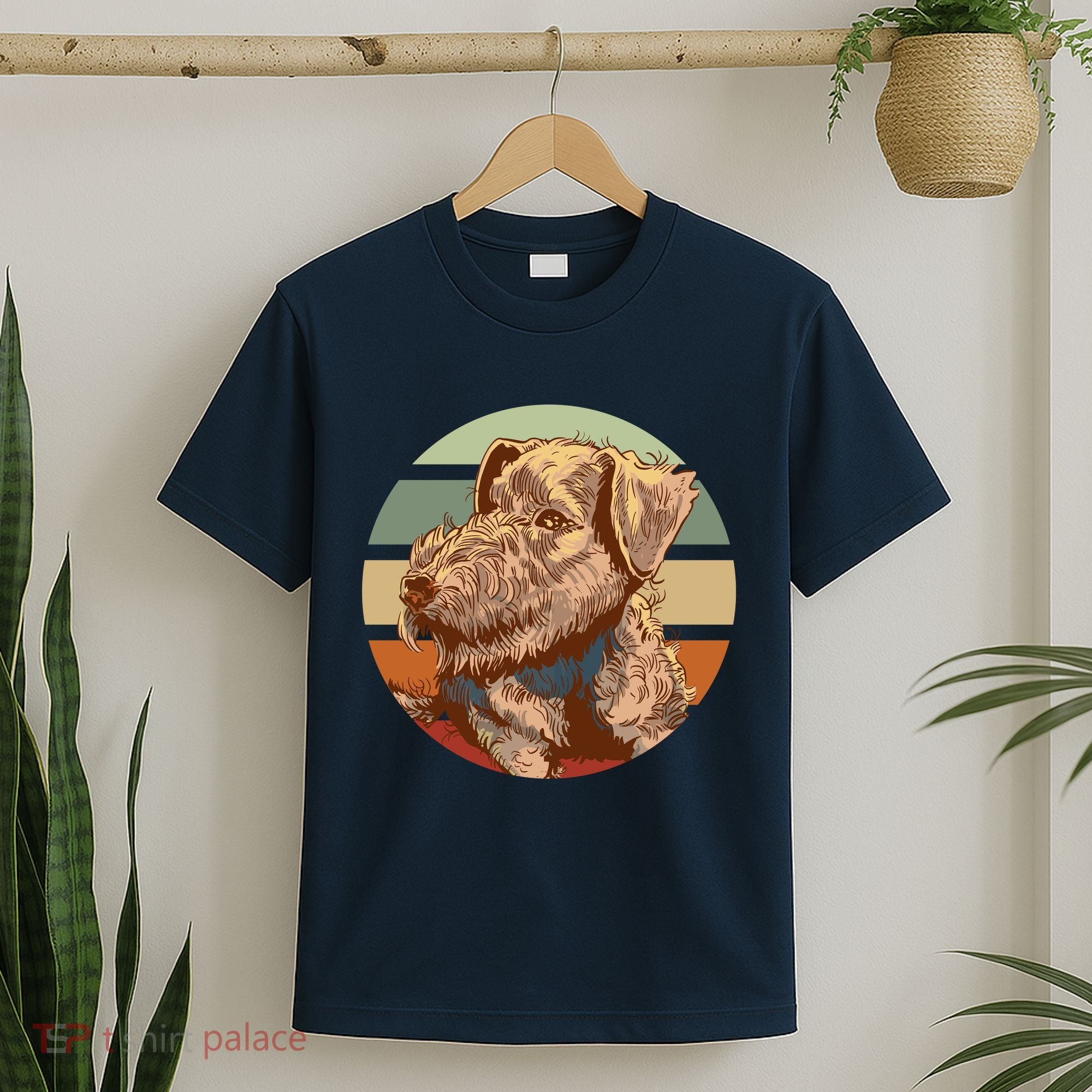 Terrier Dog Cute Sunset T-Shirt