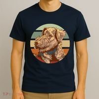 Terrier Dog Cute Sunset T-Shirt thumb 3