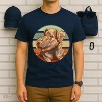 Terrier Dog Cute Sunset T-Shirt thumb 6