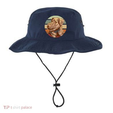 Terrier Dog Cute Sunset Bucket Hat