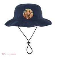Terrier Dog Cute Sunset Bucket Hat thumb 0