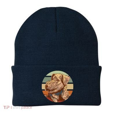 Terrier Dog Cute Sunset Beanie