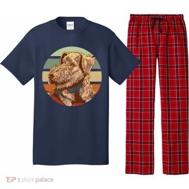 Terrier Dog Cute Sunset Pajama Set