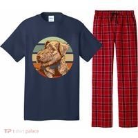 Terrier Dog Cute Sunset Pajama Set thumb 0