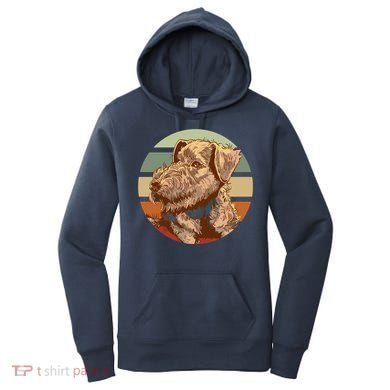Terrier Dog Cute Sunset Women's Hoodie