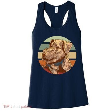 Terrier Dog Cute Sunset Women's Tank Top
