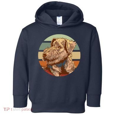 Terrier Dog Cute Sunset Toddler Hoodie