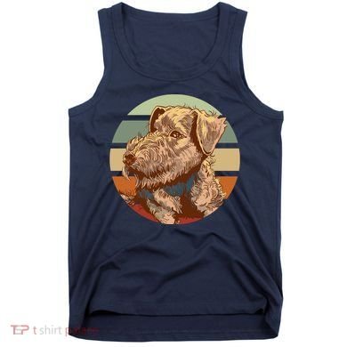 Terrier Dog Cute Sunset Tank Top