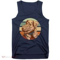 Terrier Dog Cute Sunset Tank Top thumb 0