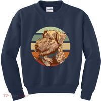 Terrier Dog Cute Sunset Kids Sweatshirt thumb 0