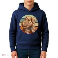 Terrier Dog Cute Sunset Kids Hoodie thumb 4
