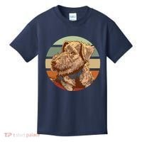 Terrier Dog Cute Sunset Kids T-Shirt thumb 0