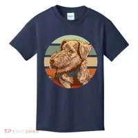 Terrier Dog Cute Sunset Kids T-Shirt thumb 0